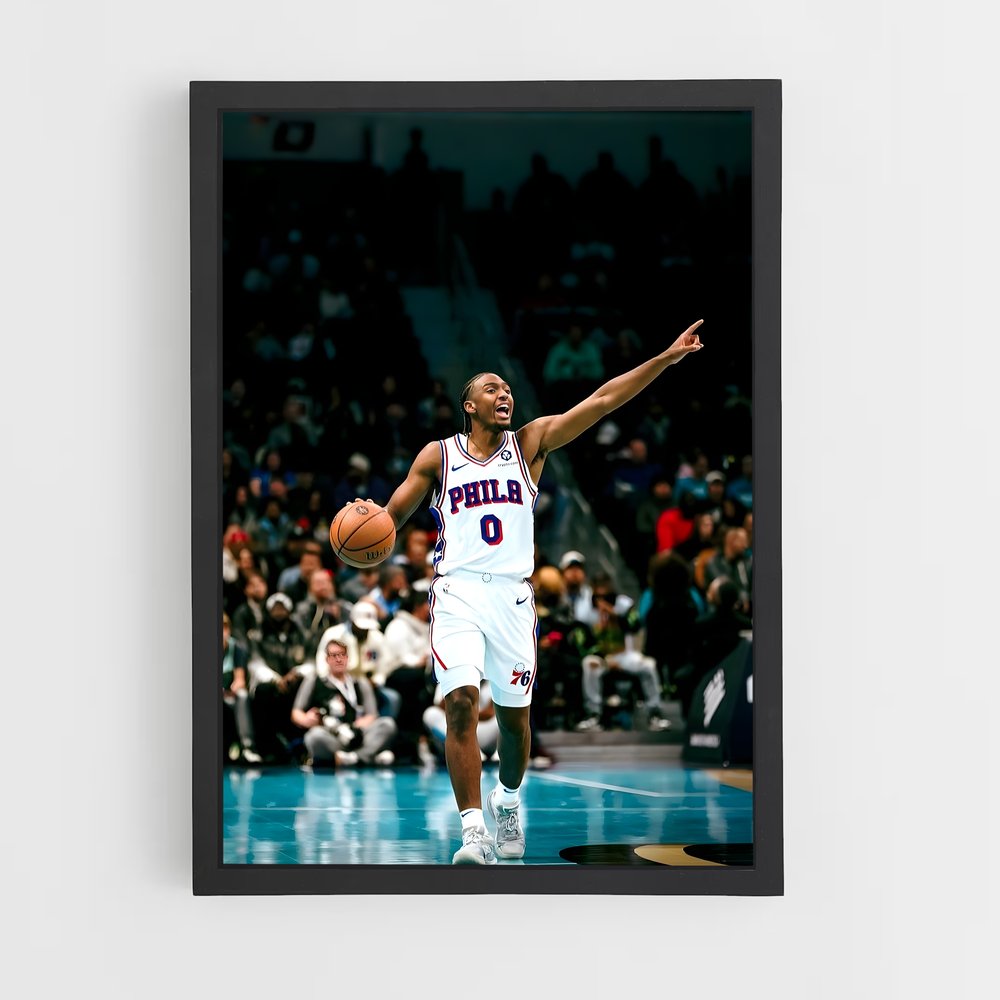 Poster L'Uniforme Éblouissant – affiche Basketball (vue 2)